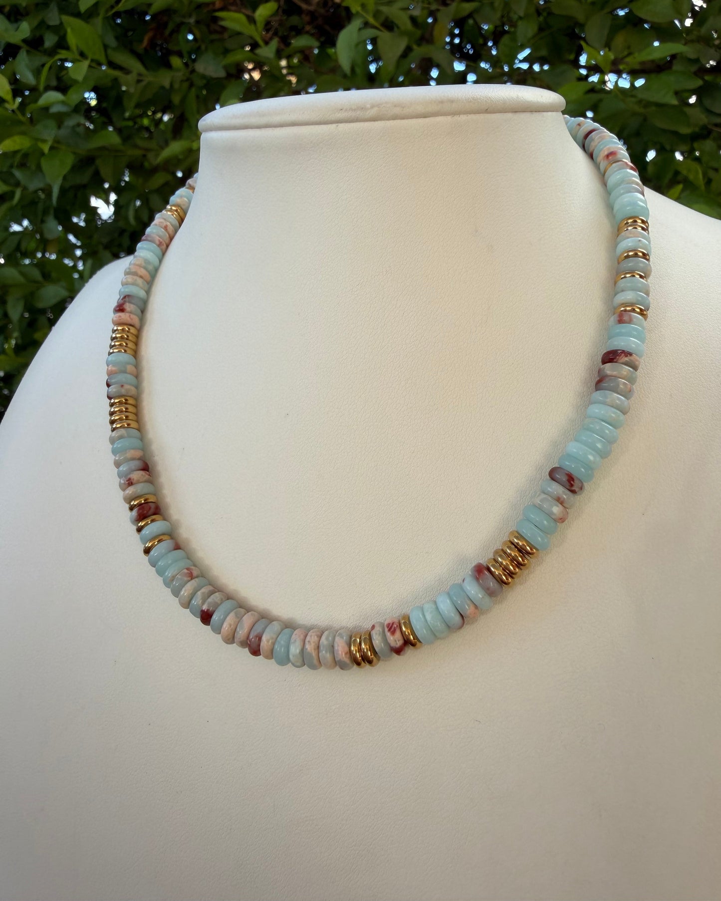 Collar Piedras Azules