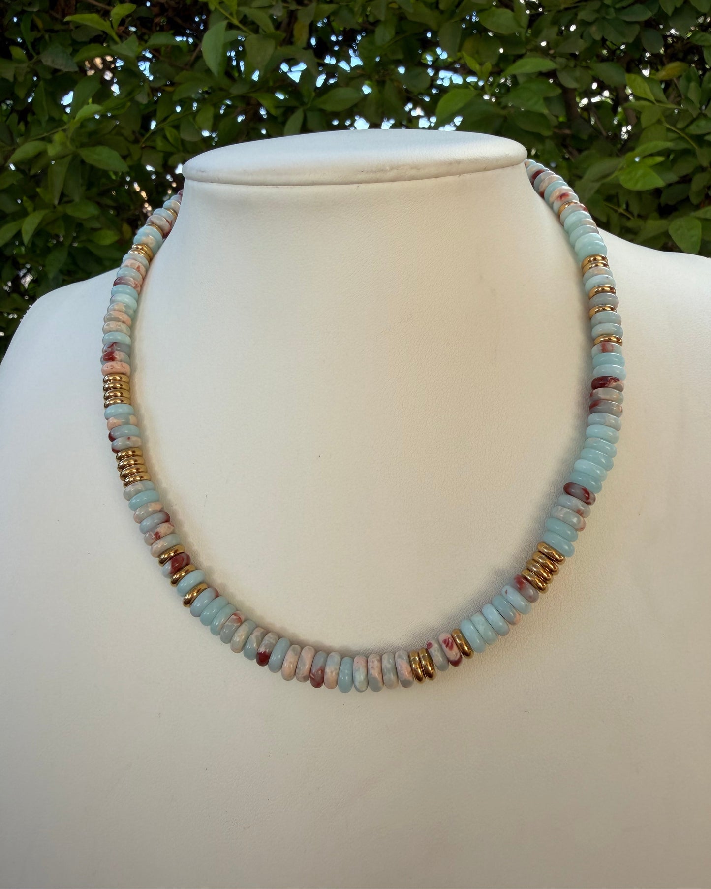Collar Piedras Azules