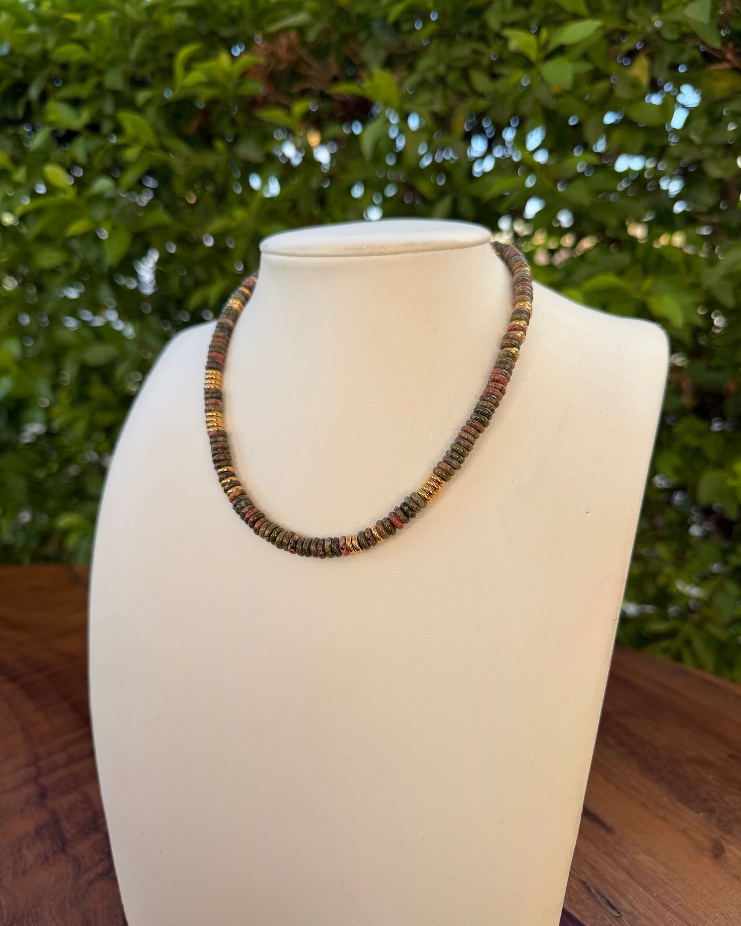 Collar Piedras Verde