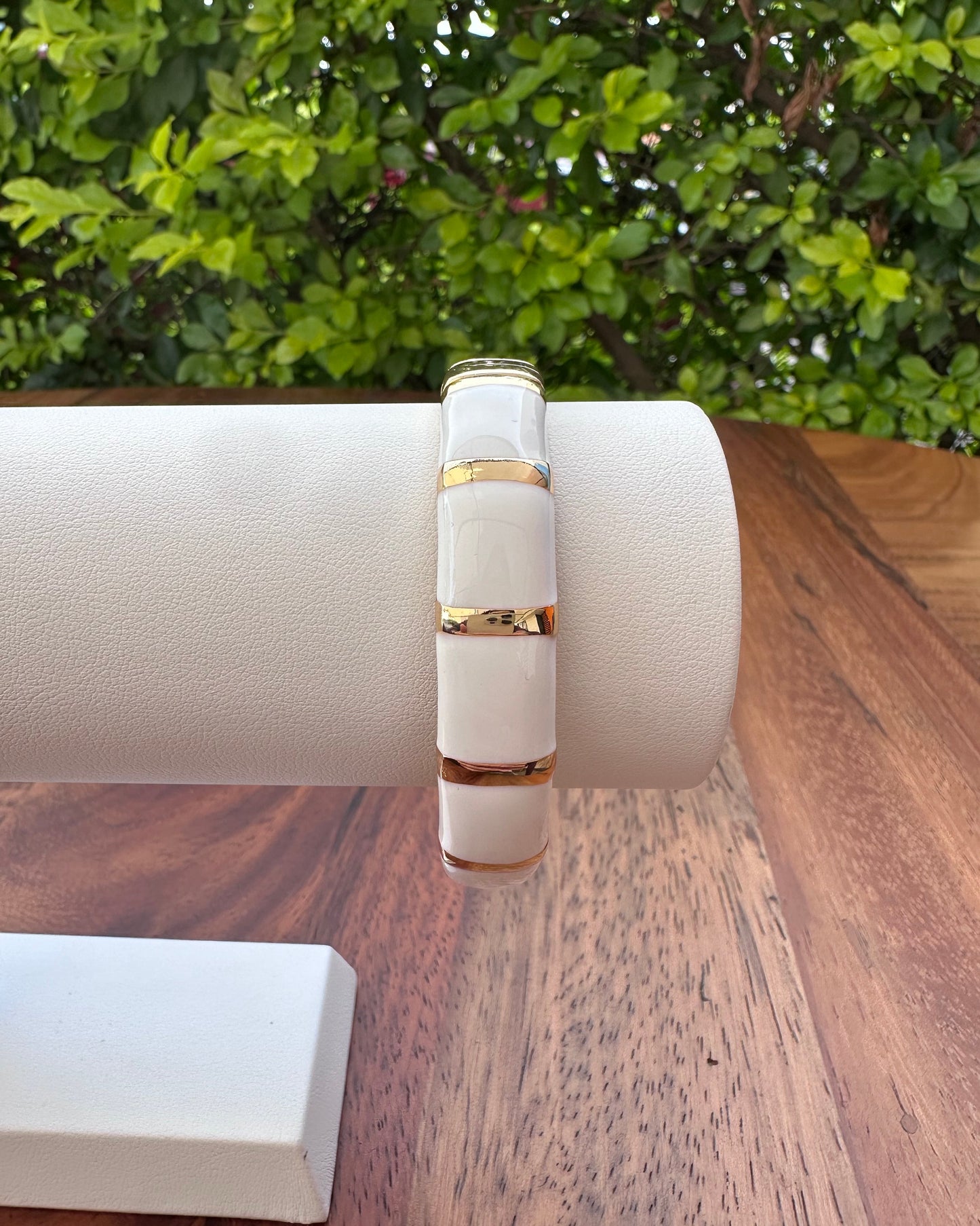 Pulsera Bloques Blanca