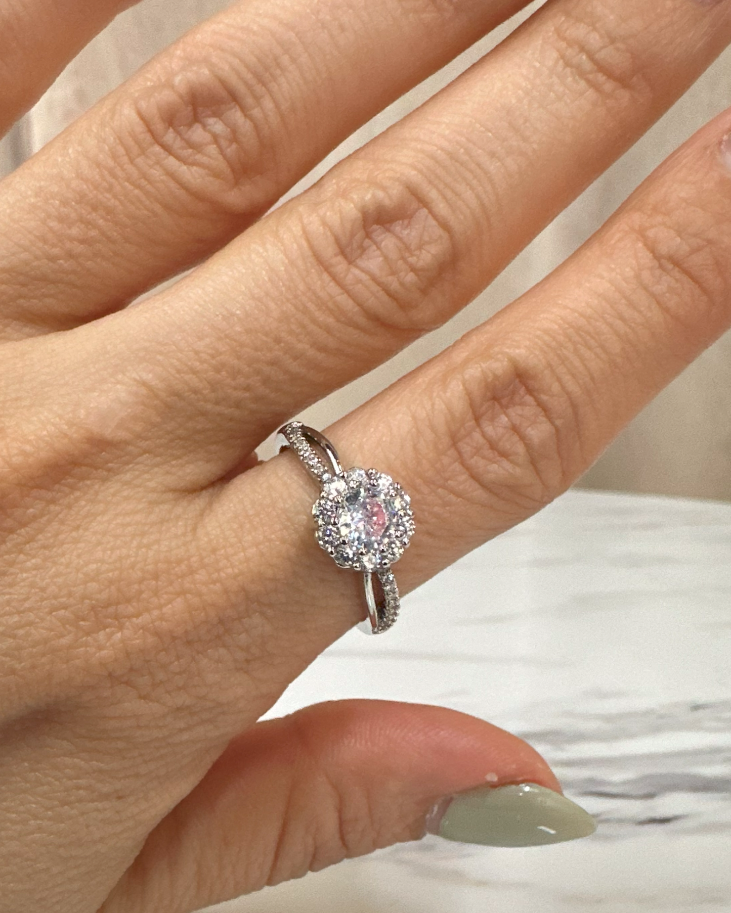 Anillo Promesa Círculo