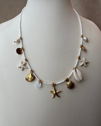 Collar Blanco Playa