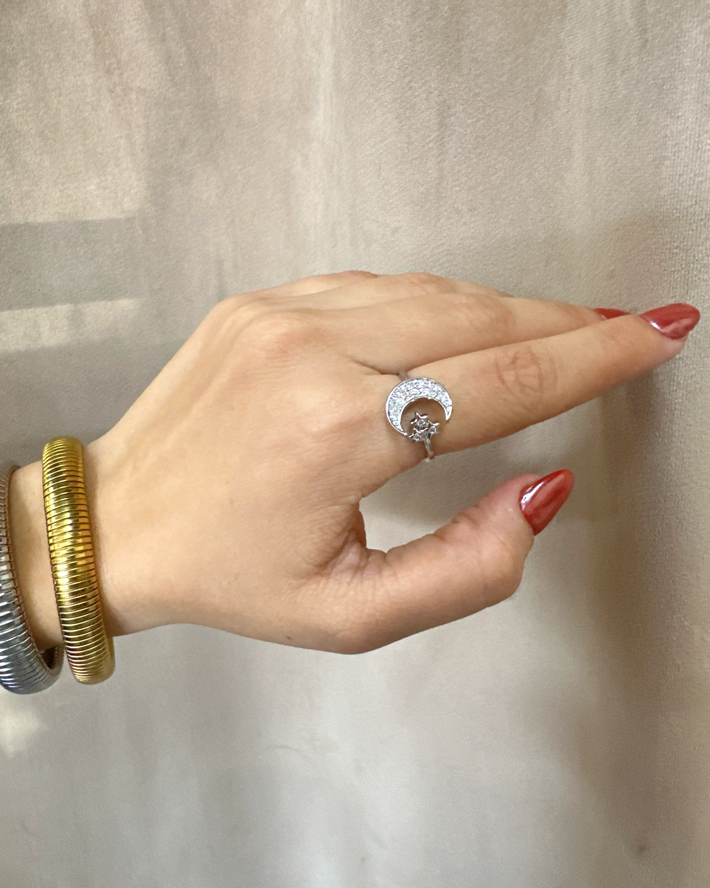 Anillo Luna Estrella