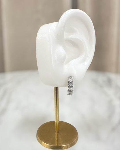 Arracada Plata Chunky