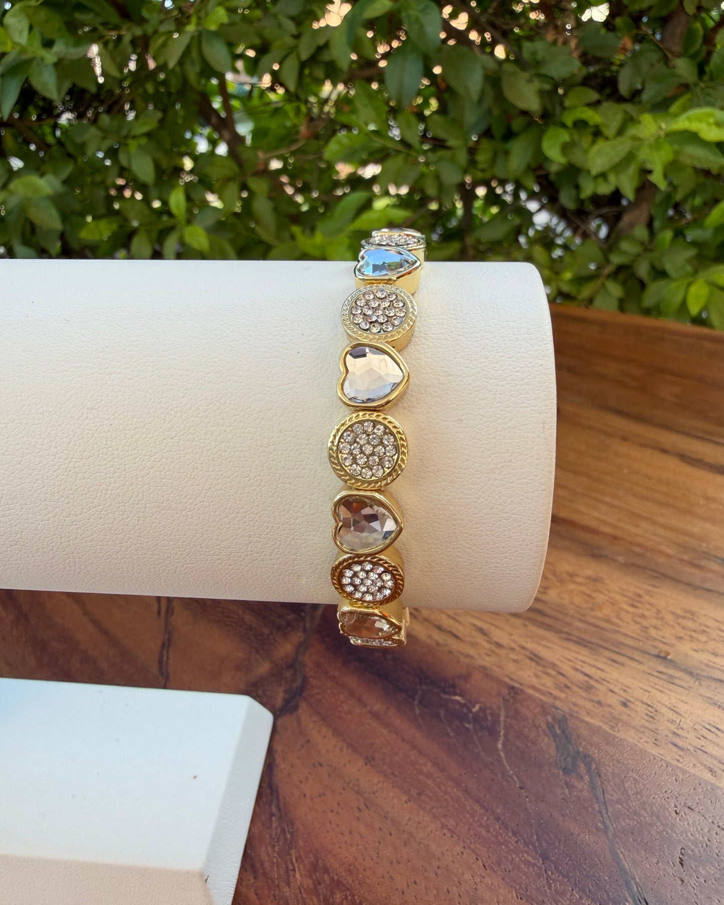 Pulsera Corazón Brillo