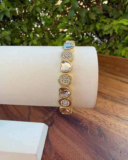 Pulsera Corazón Brillo