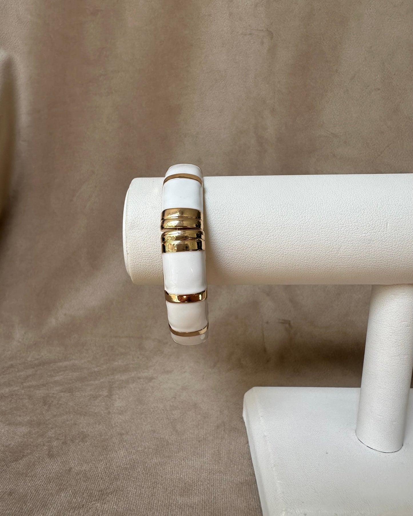 Pulsera Bloques Blanca