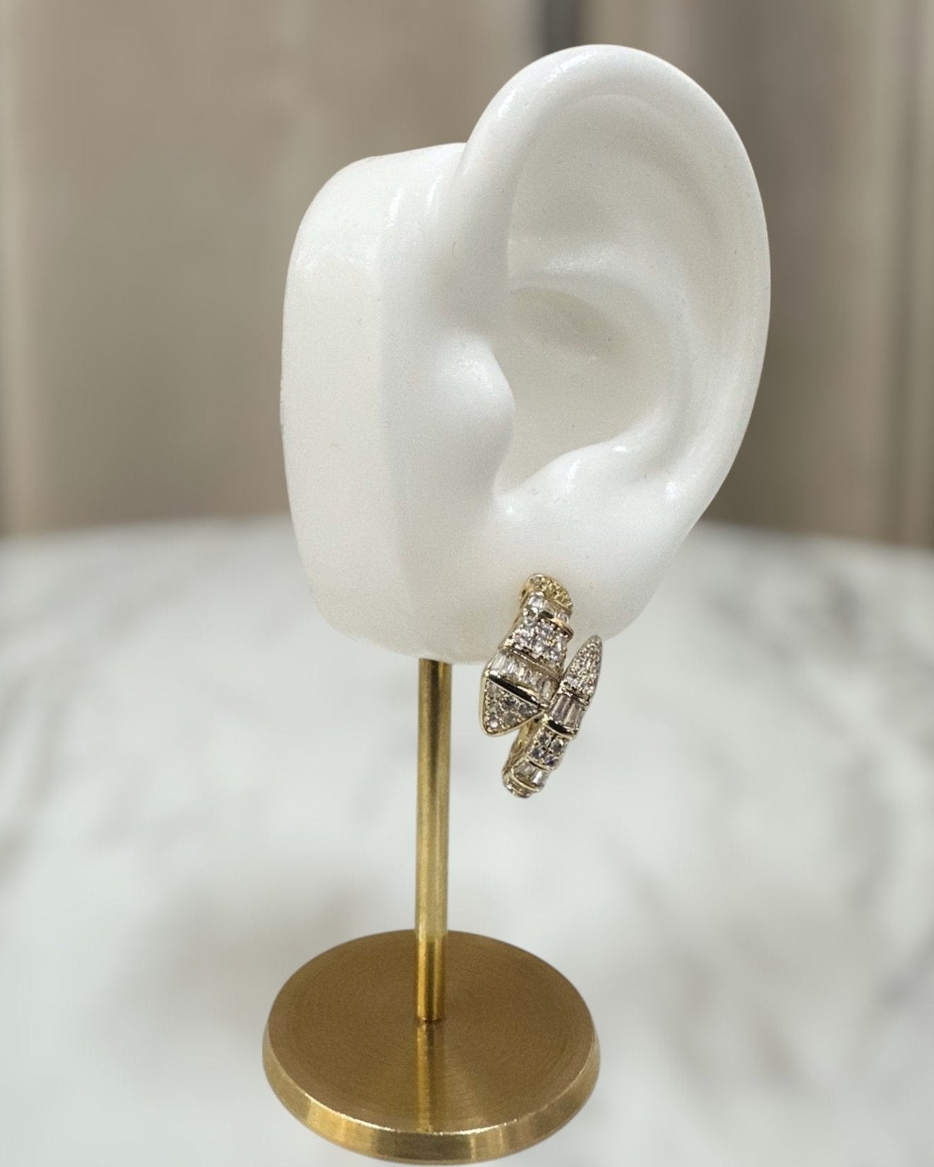 Arete Serpiente Mitad