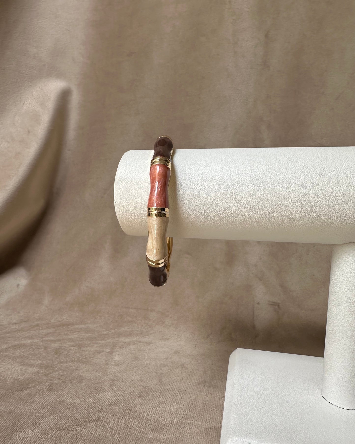 Pulsera Bloques H Beige/Multi