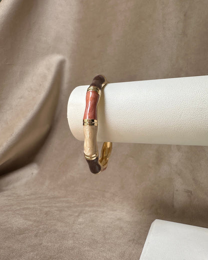 Pulsera Bloques H Beige/Multi