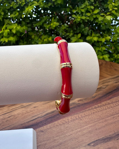 Pulsera Bloques H Roja