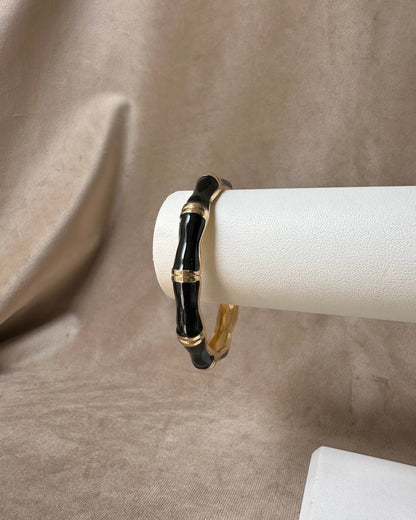 Pulsera Bloques H Negra