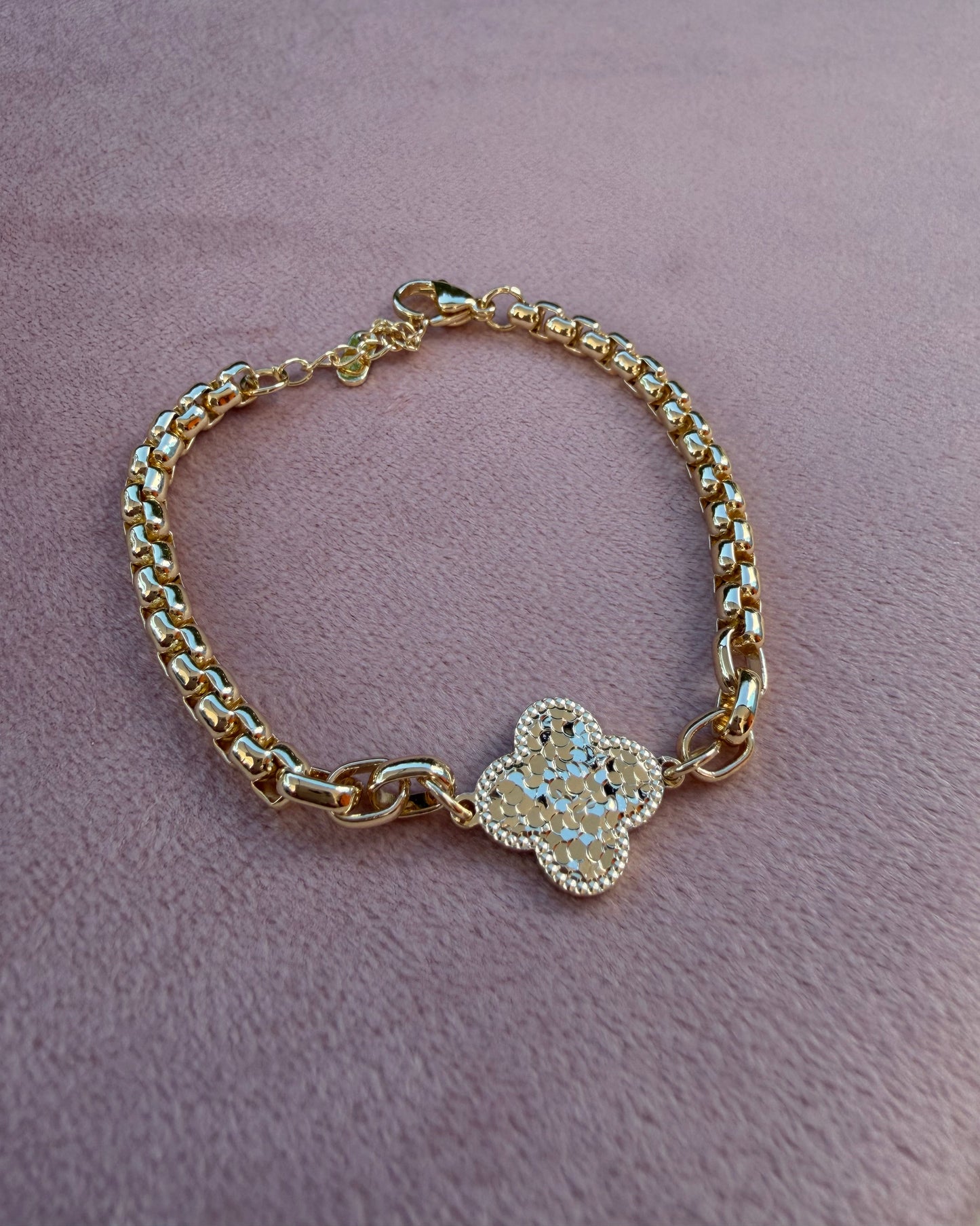 Pulsera Flor Chunky