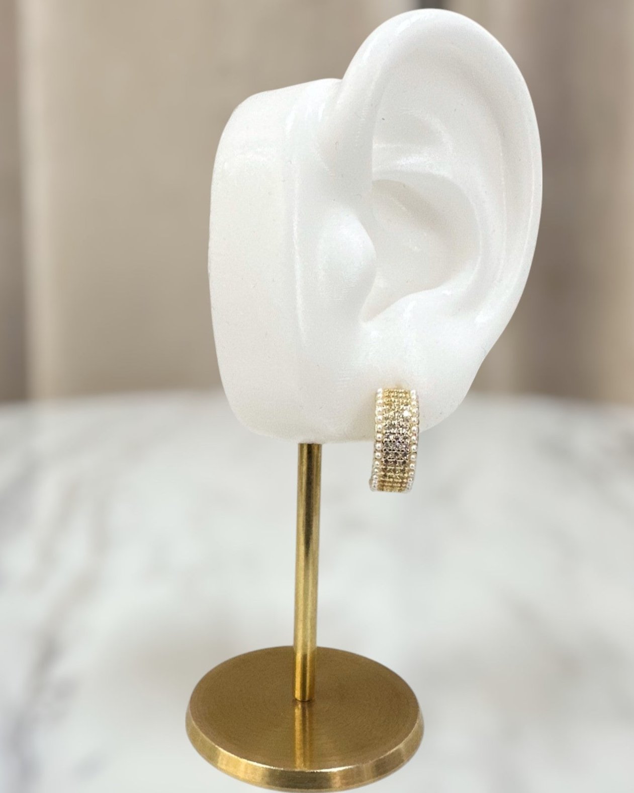Arracada Linea Perla Mini