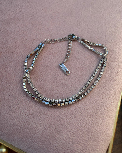 Pulsera Doble Brillo