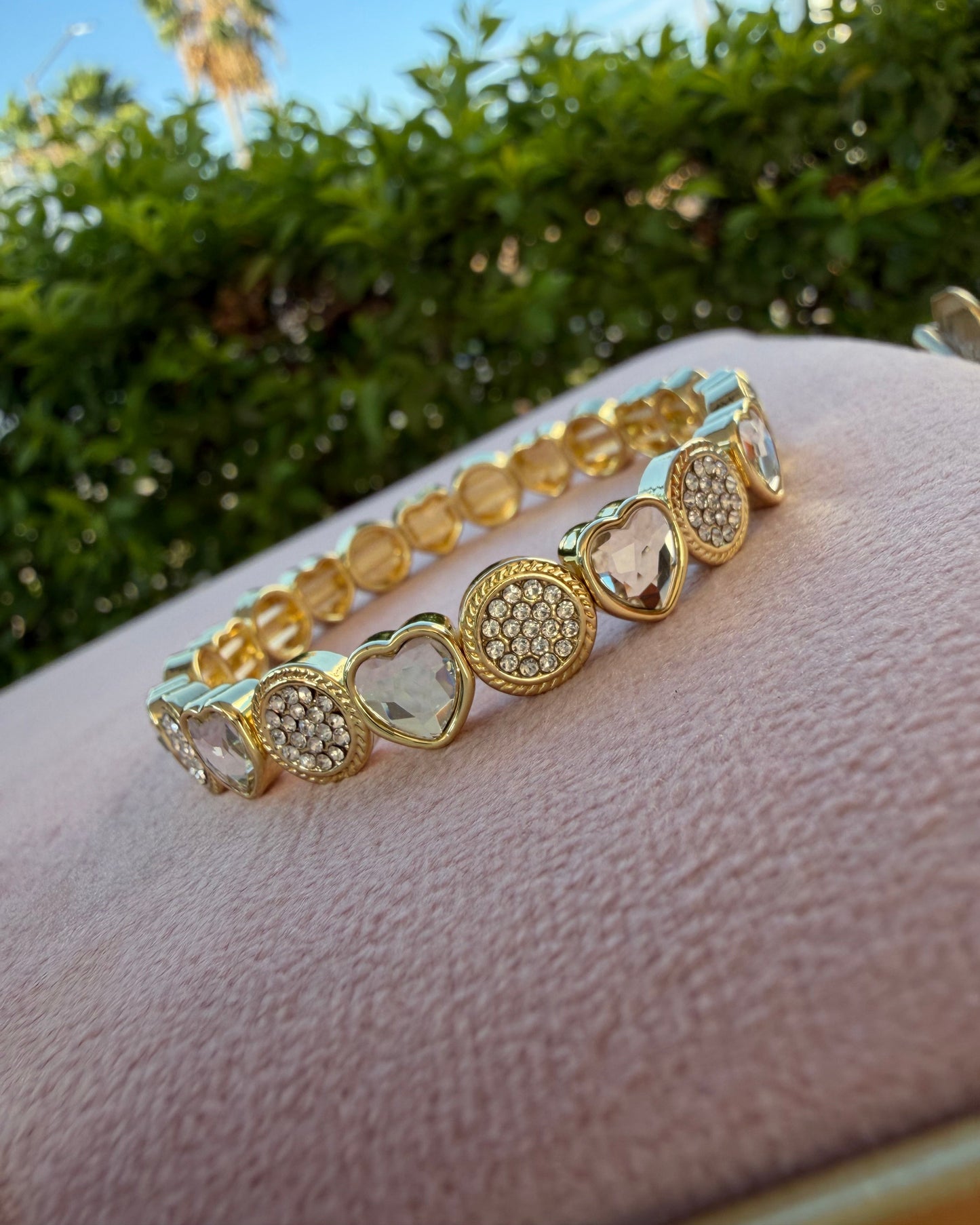 Pulsera Corazón Brillo