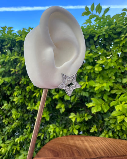 Arracada Estrella Plata