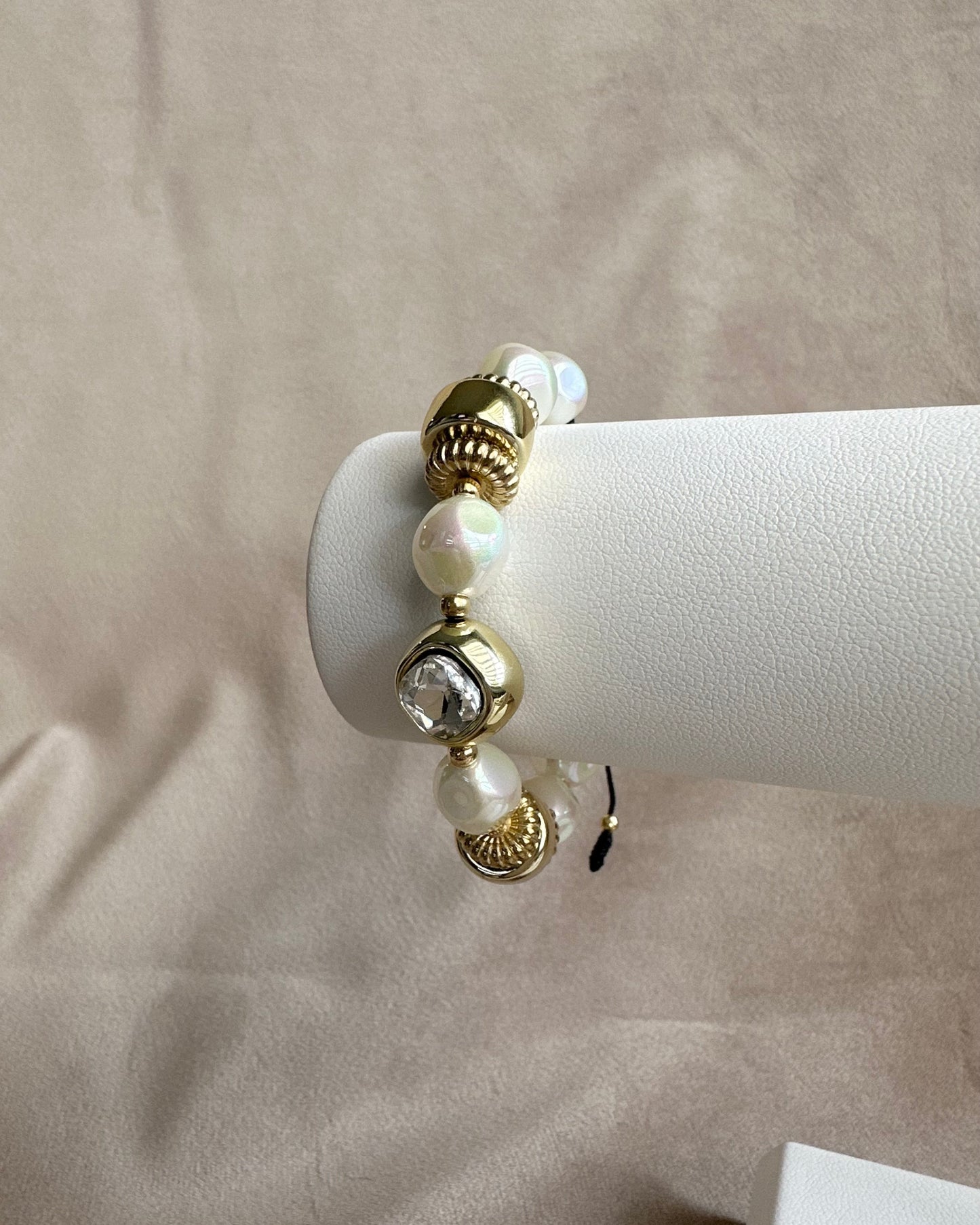 Pulsera Chunky Perla