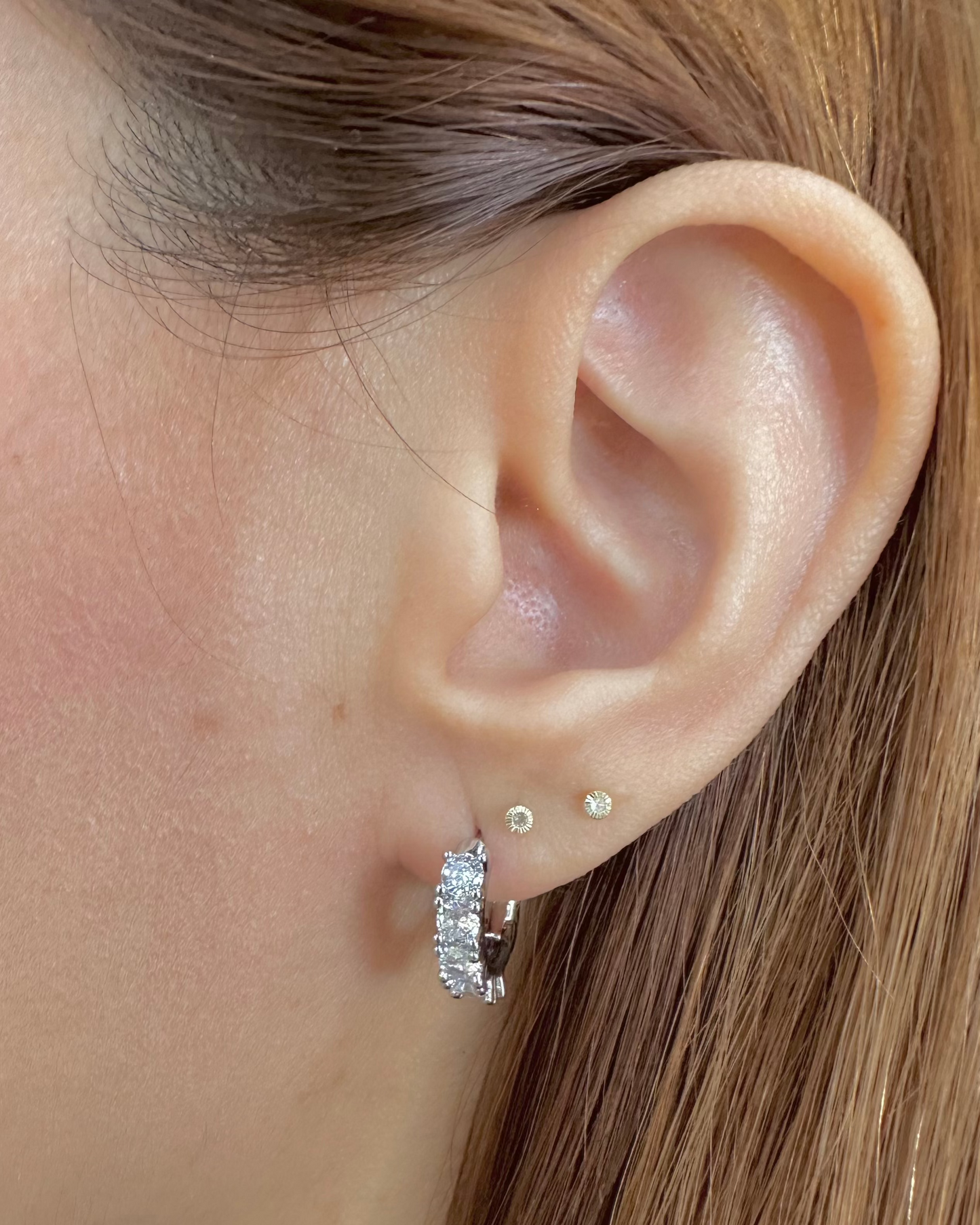 Arracada Plata Chunky