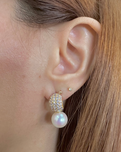 Arete Perla Mediana
