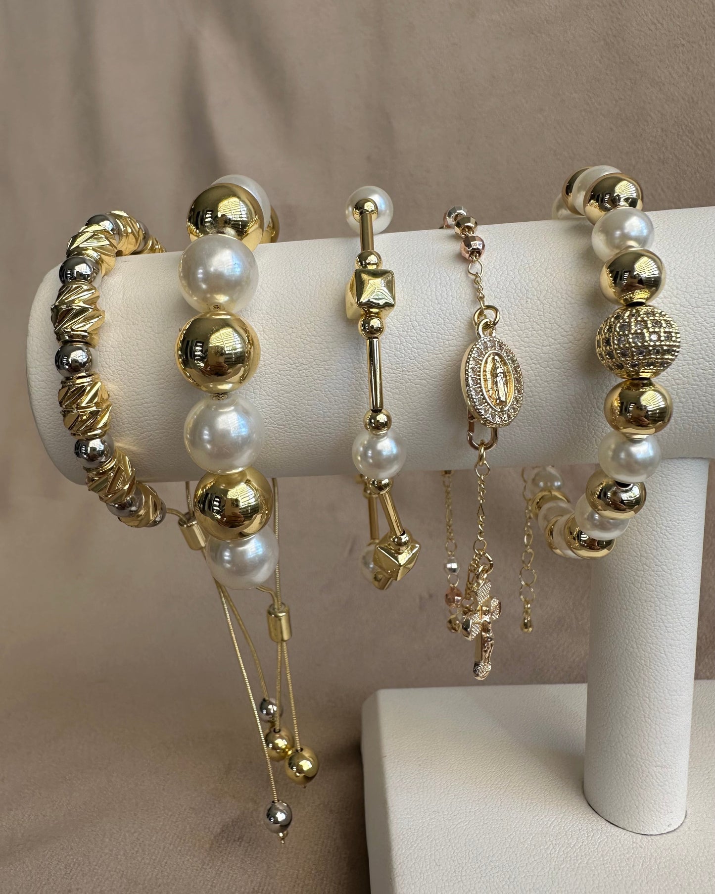 Pulsera Perla Chunky