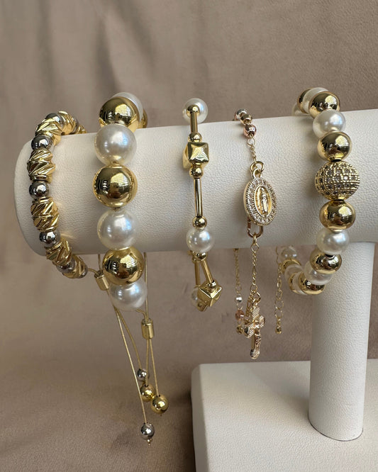 Pulsera Perla Chunky
