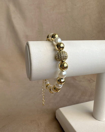 Pulsera Perla Bola Fuego