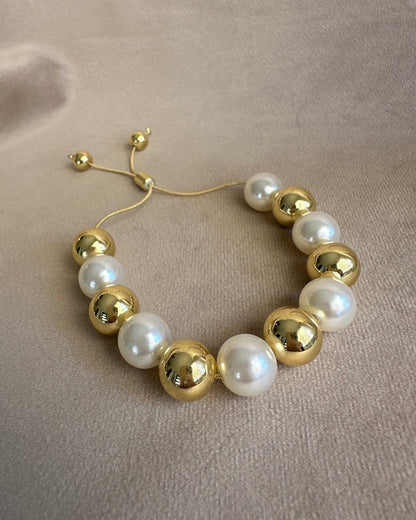Pulsera Perla Chunky
