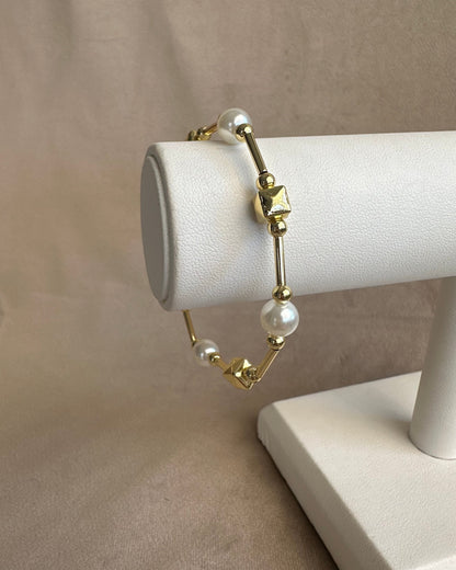 Pulsera Perla Cuadro