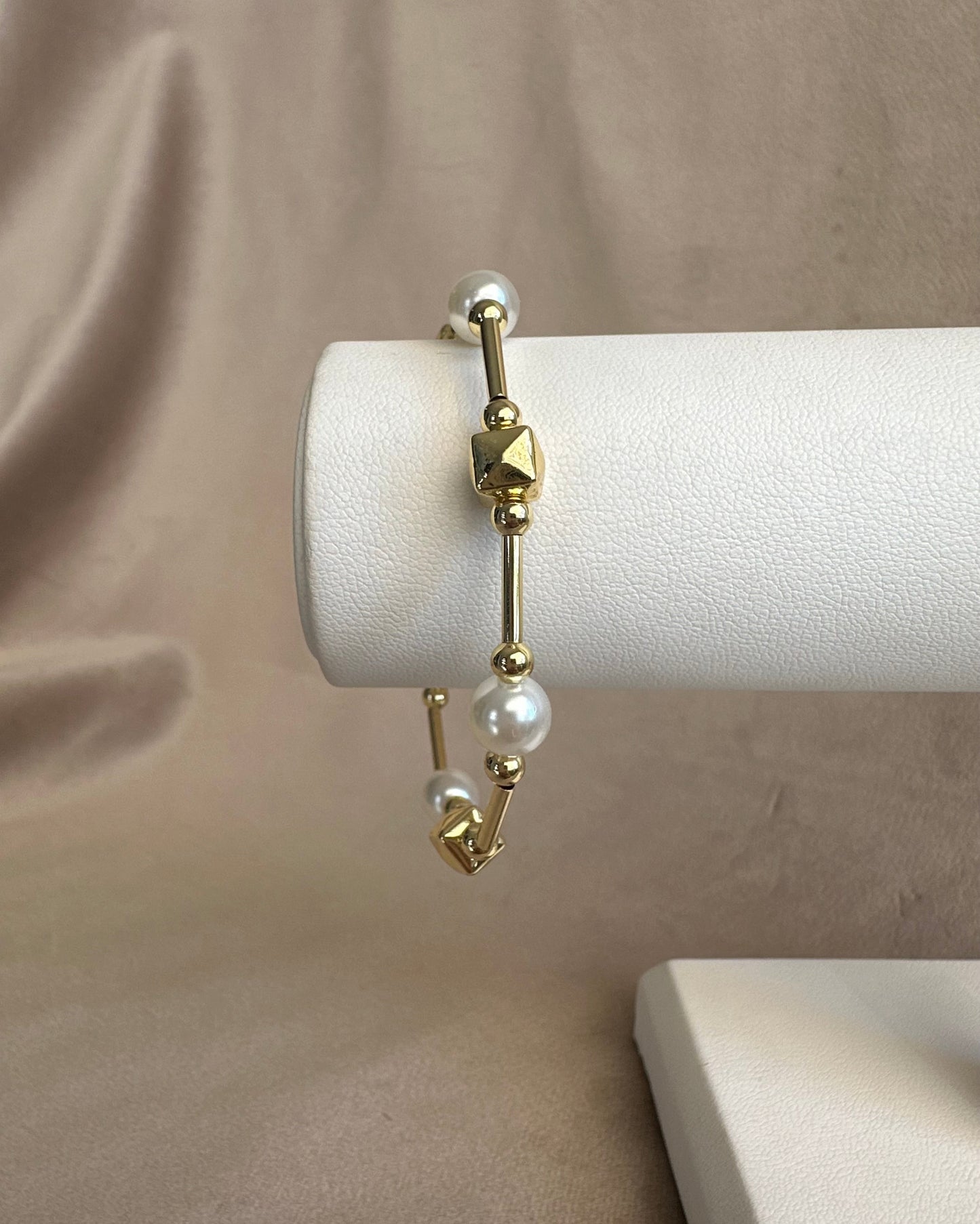 Pulsera Perla Cuadro