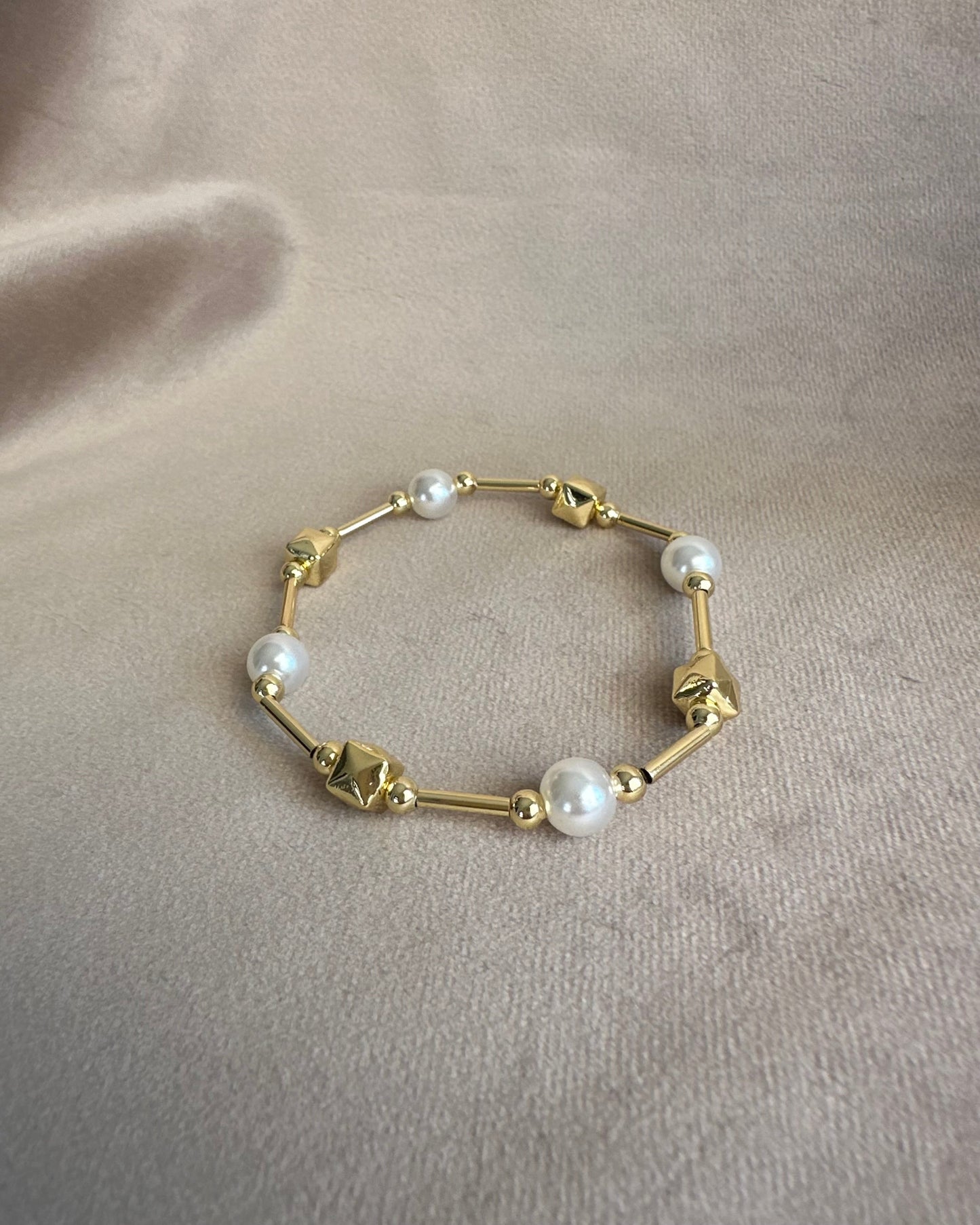 Pulsera Perla Cuadro