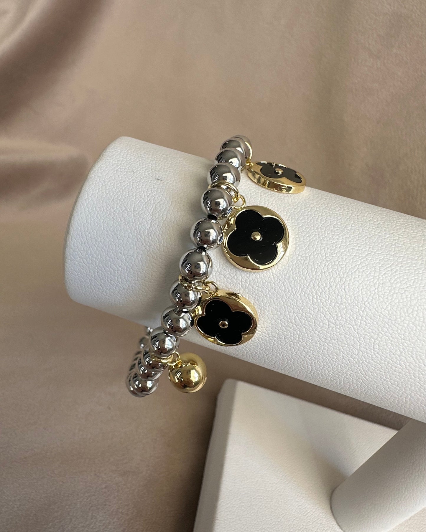 Pulsera Balin Flor Negra
