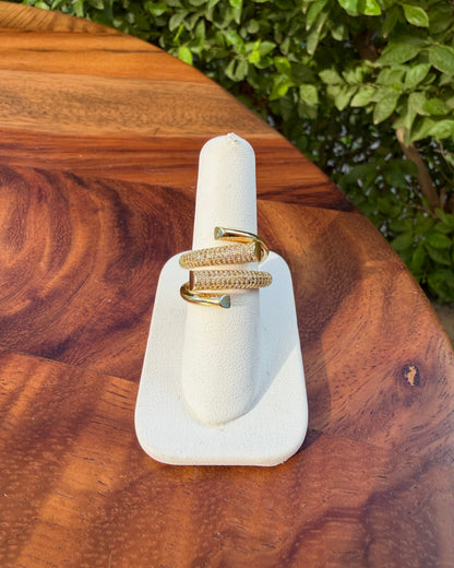 Anillo Entrelazado Brillo