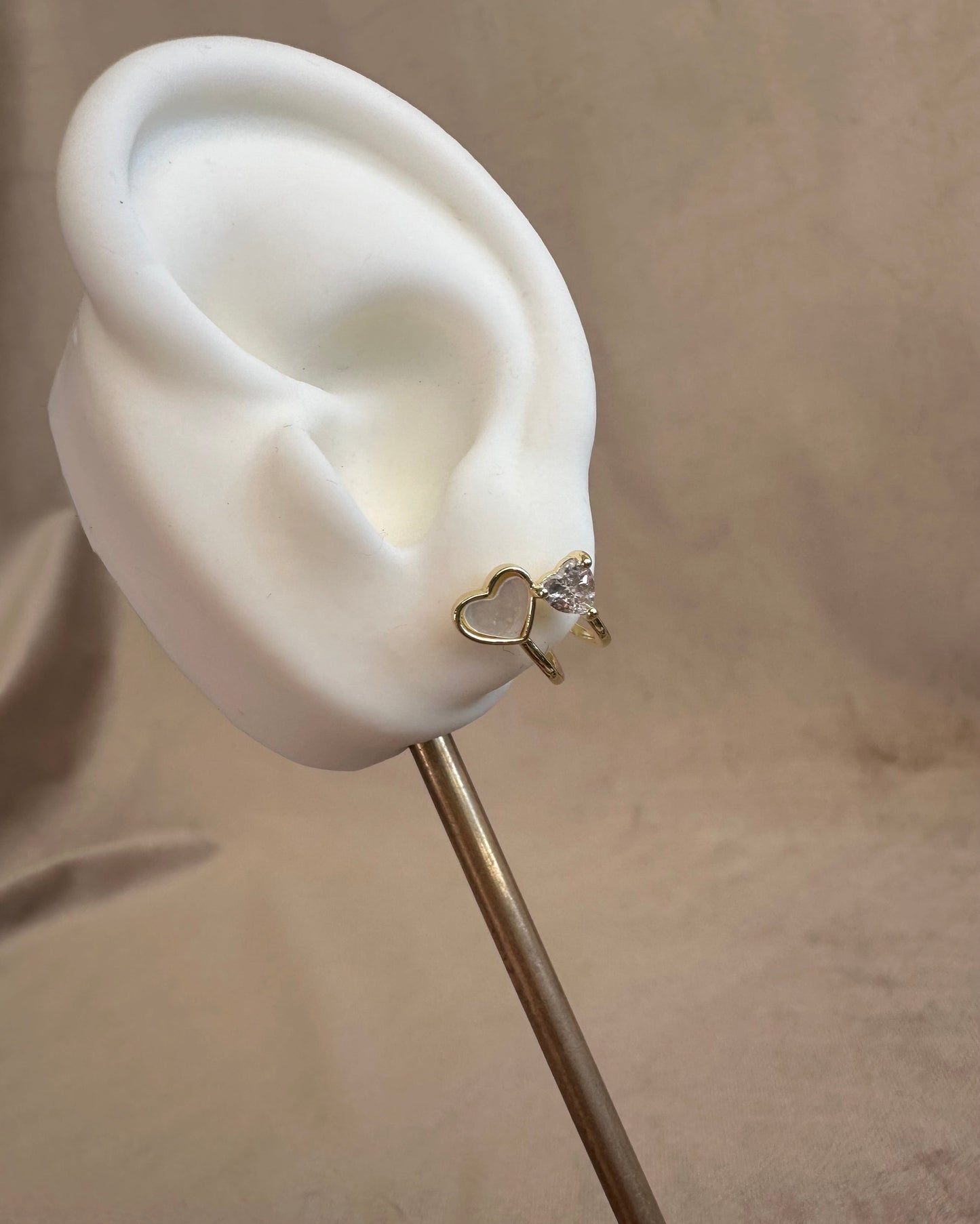 Arete Doble Corazón