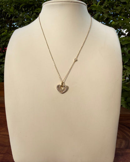 Collar Corazón Brillo