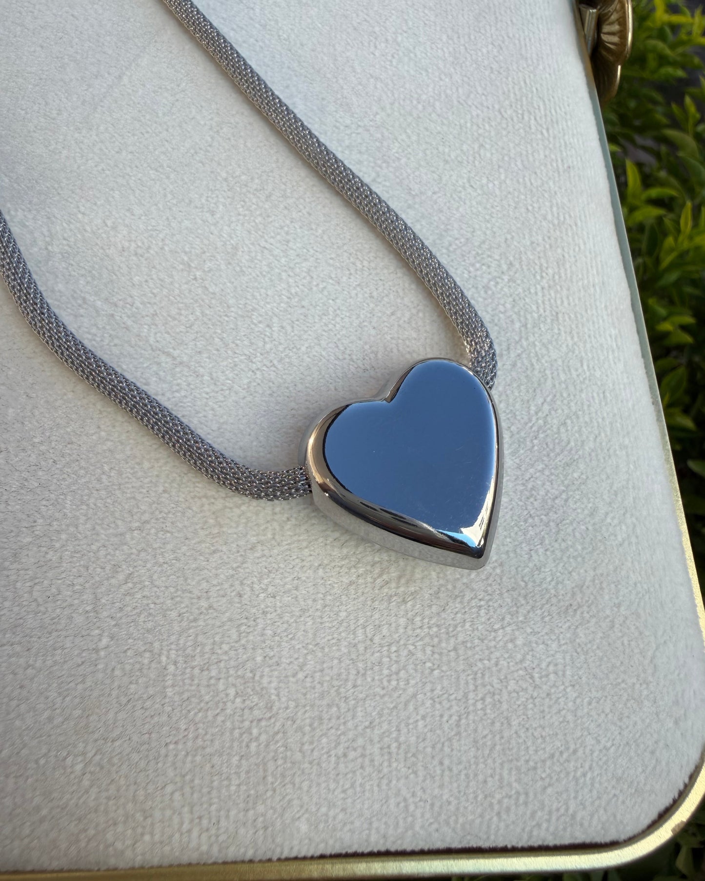 Collar Corazón Chunky