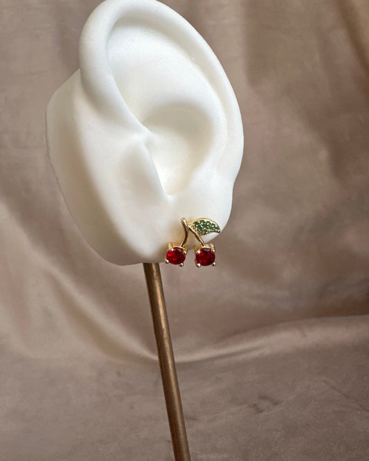 Arete Cereza Brillo