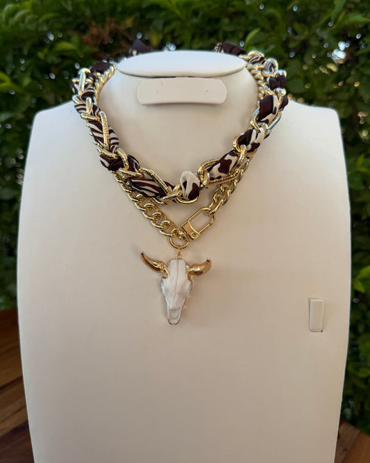 Collar Toro Blanco