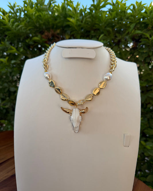 Collar Toro Perla