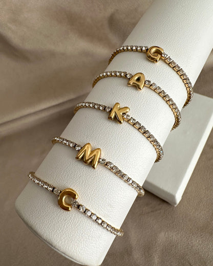 Pulsera Inicial Brillo