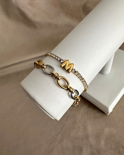 Pulsera Bicolor Eslabon