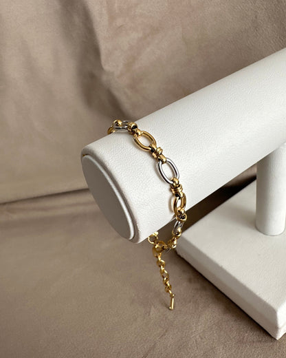 Pulsera Bicolor Eslabon