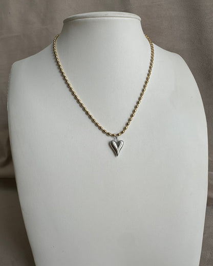 Collar Corazón Plata