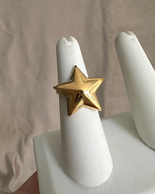 Anillo Estrella Chunky
