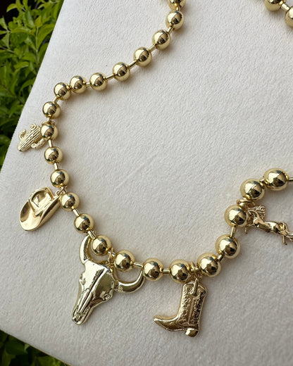 Collar Vaquero Dorado