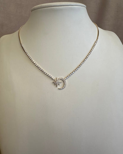 Collar Luna Brillo