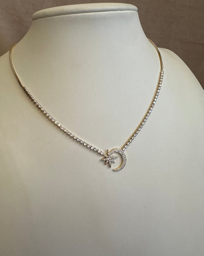 Collar Luna Brillo