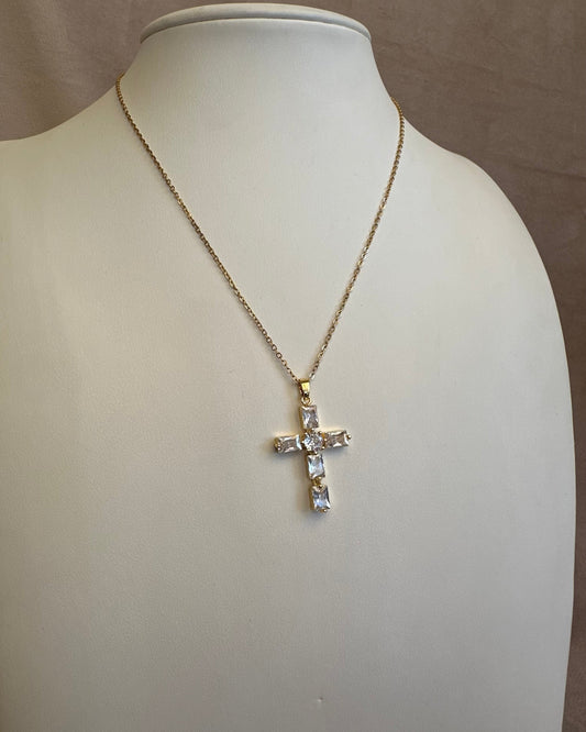 Collar Cruz Brillo