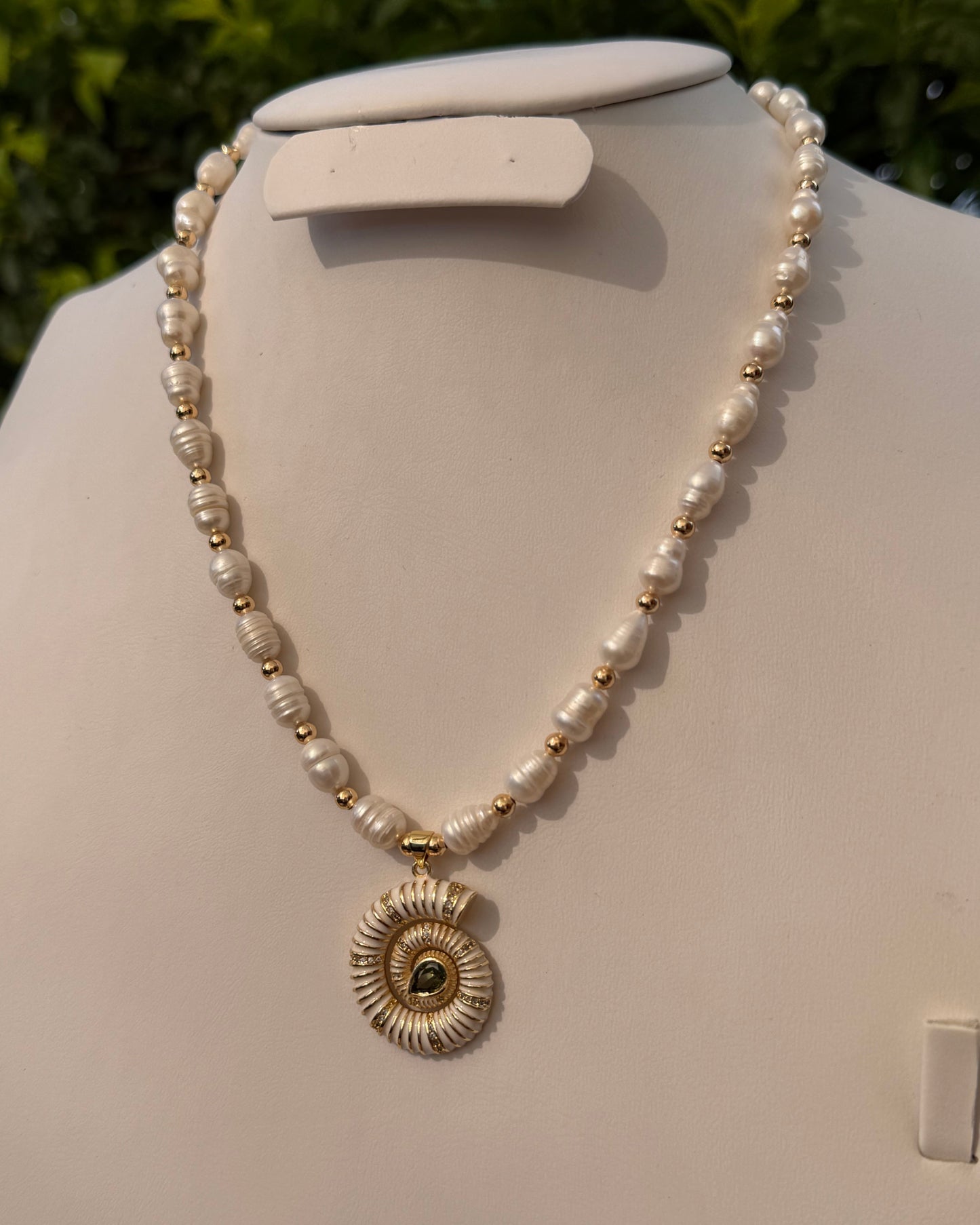 Collar Perla Caracol