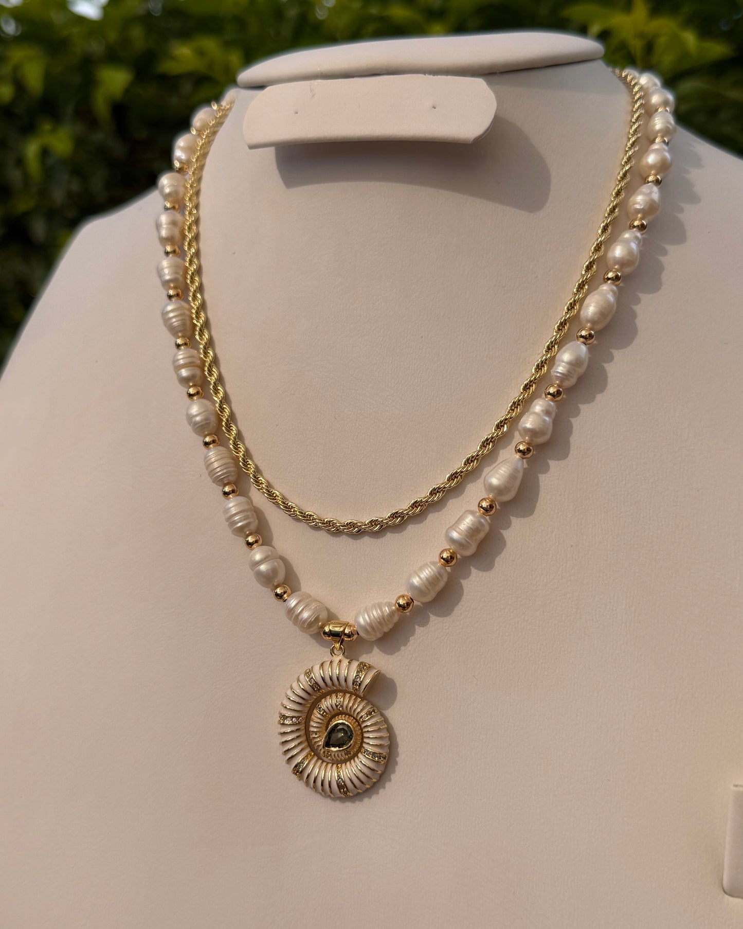 Collar Perla Caracol